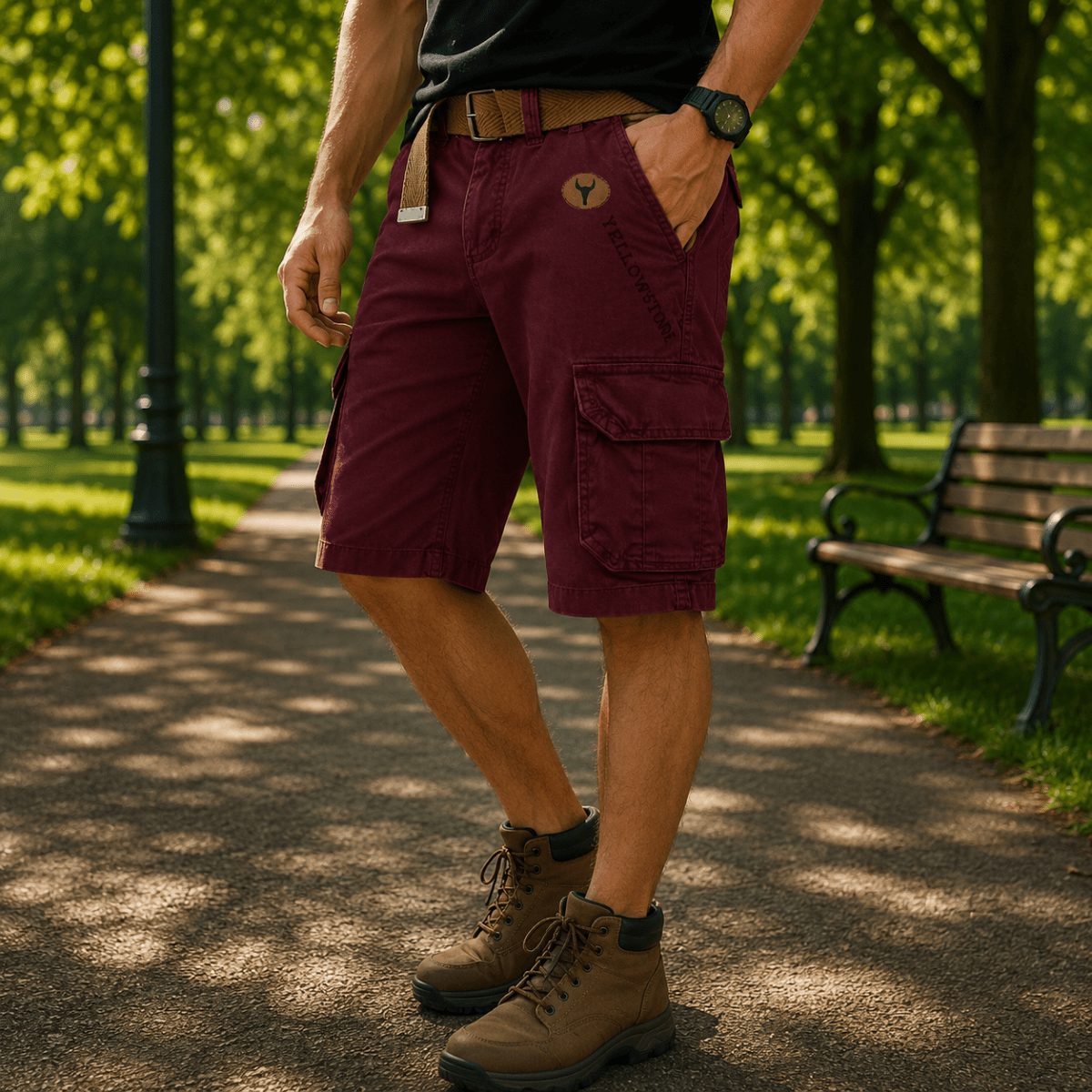 Heren Korte Broek Cargo Met Veel Opbergruimte voor Actieve Dagen 7