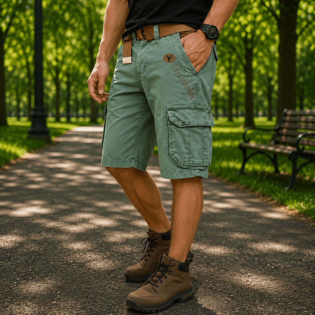 Heren Korte Broek Cargo Met Veel Opbergruimte voor Actieve Dagen 8