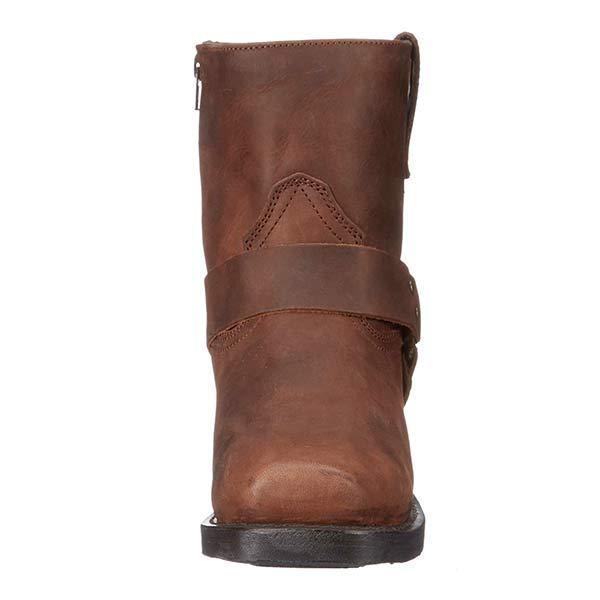 Heren Laarzen Leer Westernstijl met Rits en Rubber Zool 2