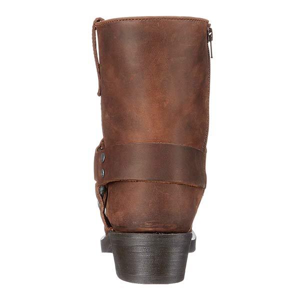 Heren Laarzen Leer Westernstijl met Rits en Rubber Zool 3