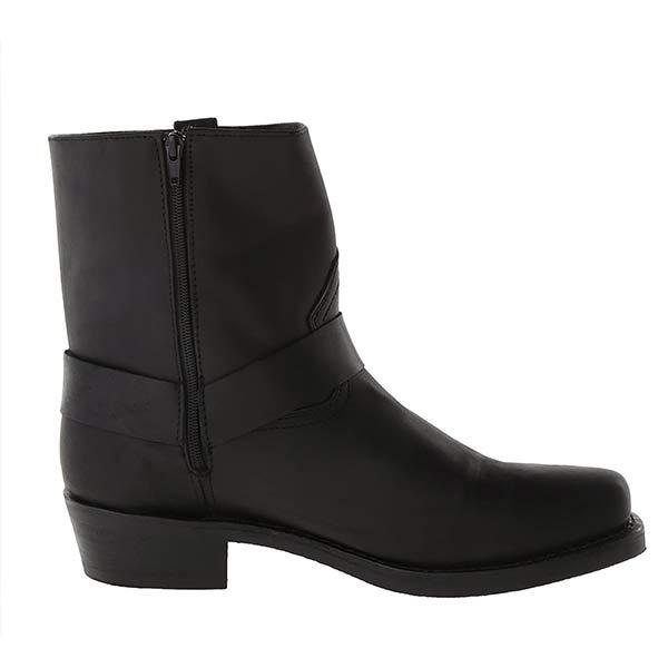 Heren Laarzen Leer Westernstijl met Rits en Rubber Zool 6