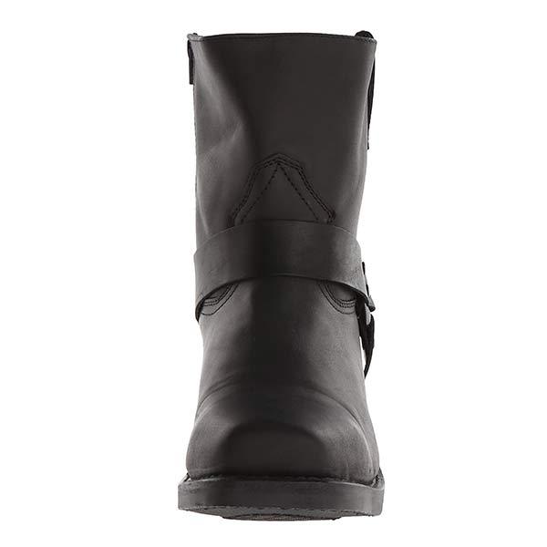 Heren Laarzen Leer Westernstijl met Rits en Rubber Zool 7