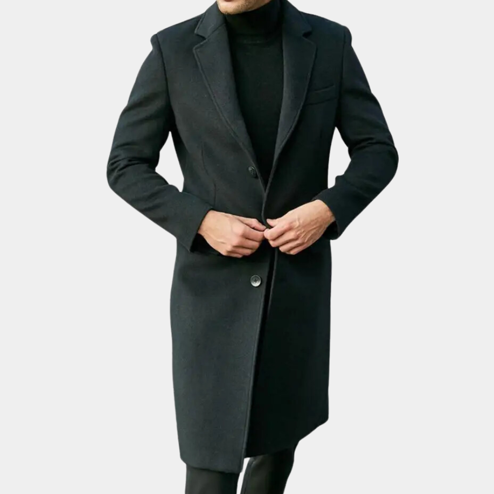 Heren Lange Frakke Klassiek Stijl 1