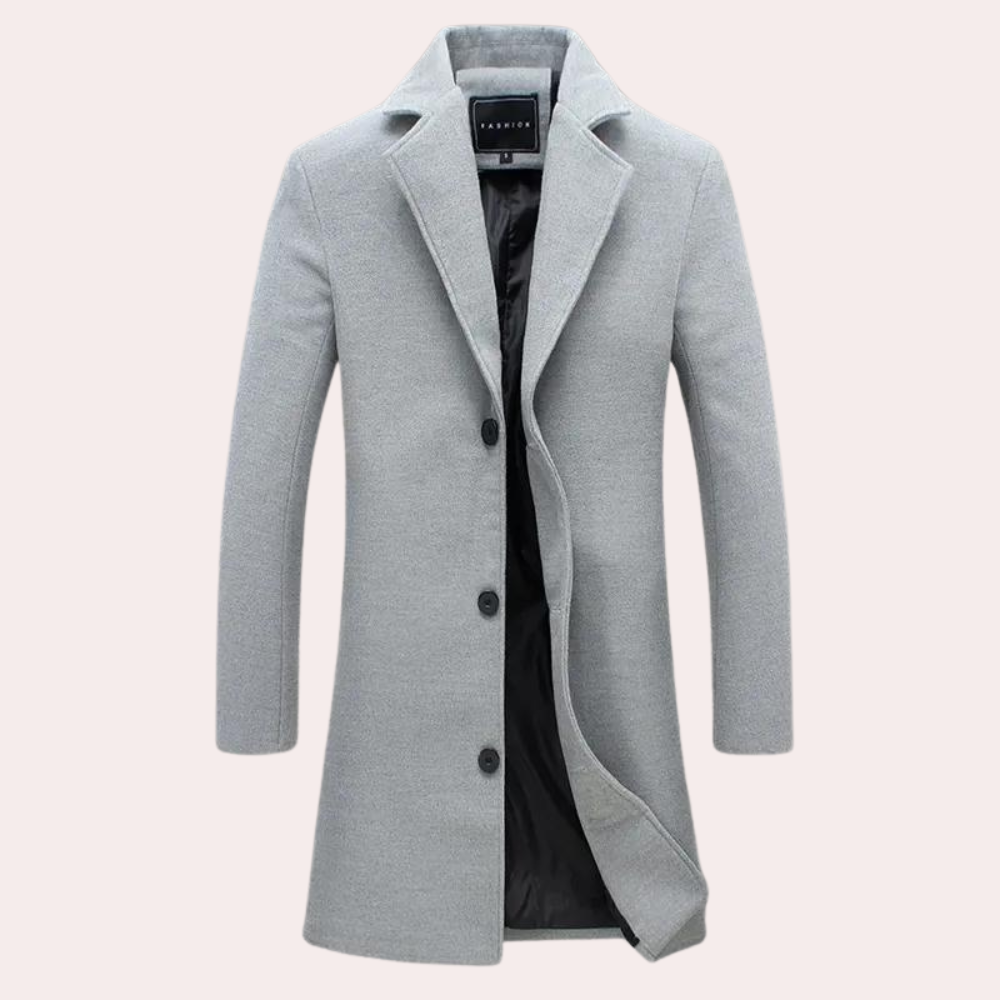 Heren Lange Frakke Moderne Stijl 3