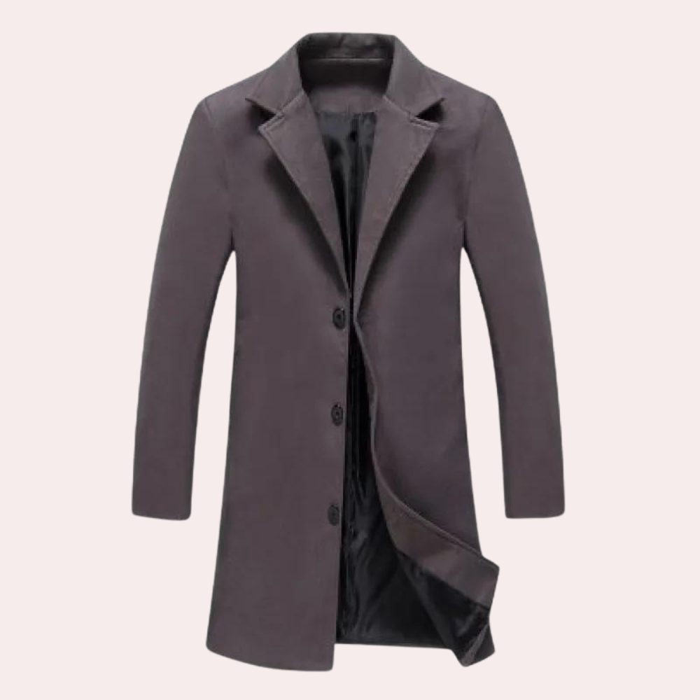 Heren Lange Frakke Moderne Stijl 4