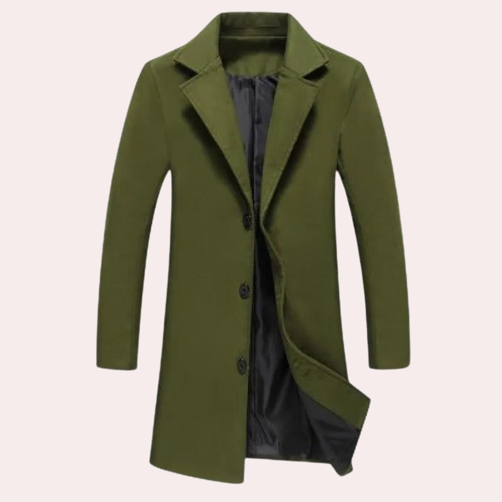 Heren Lange Frakke Moderne Stijl 5