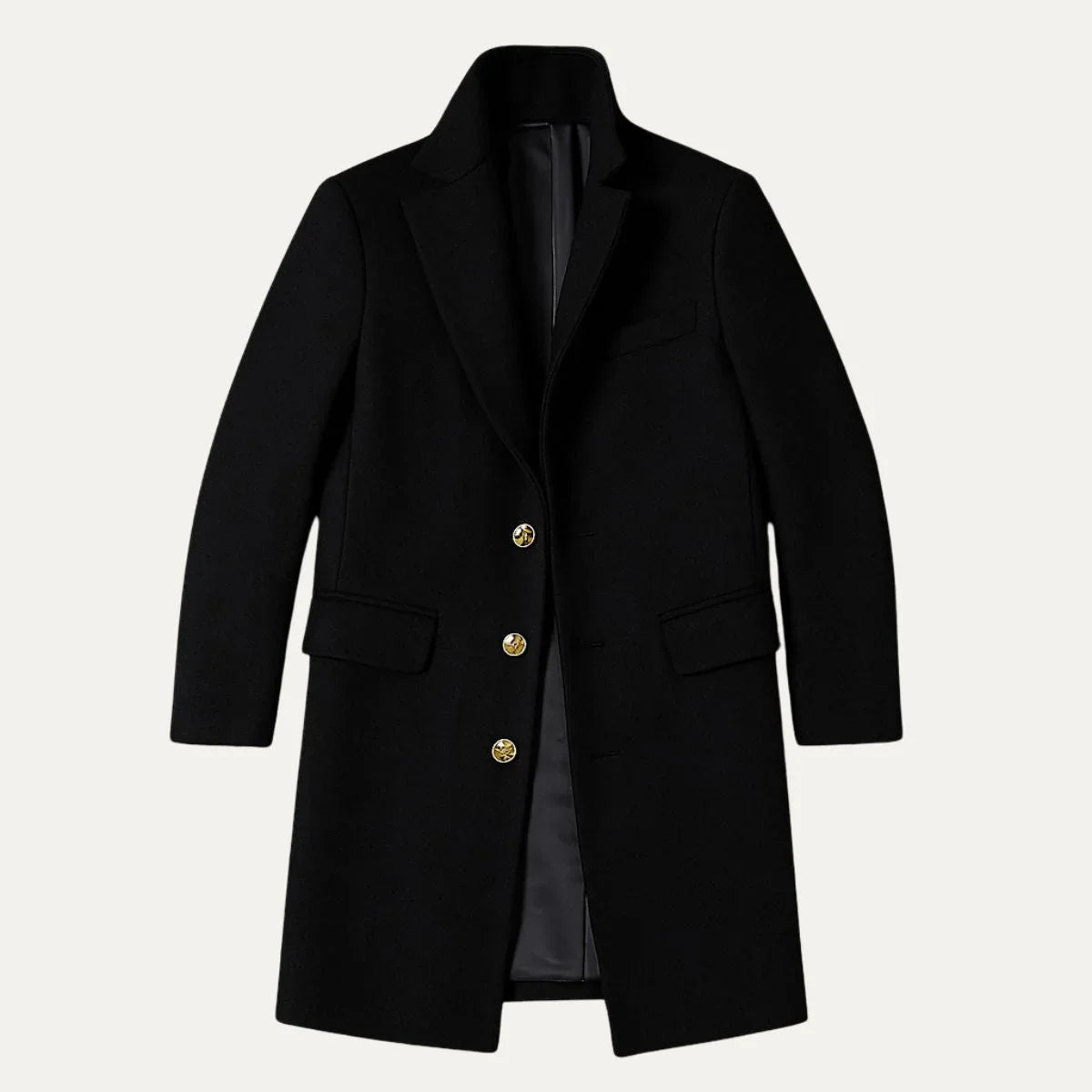 Heren Lange Trenchcoat Klassiek 3