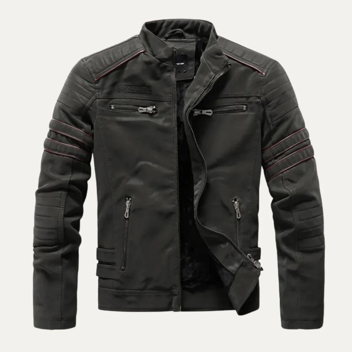 Heren Leren Bikerjack Torino Stijl 1