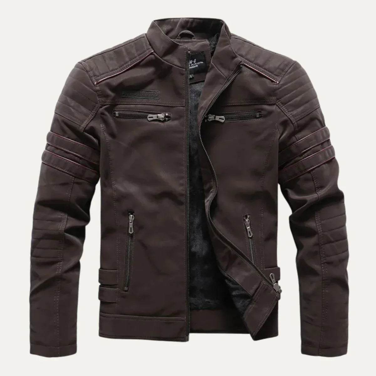 Heren Leren Bikerjack Torino Stijl 2