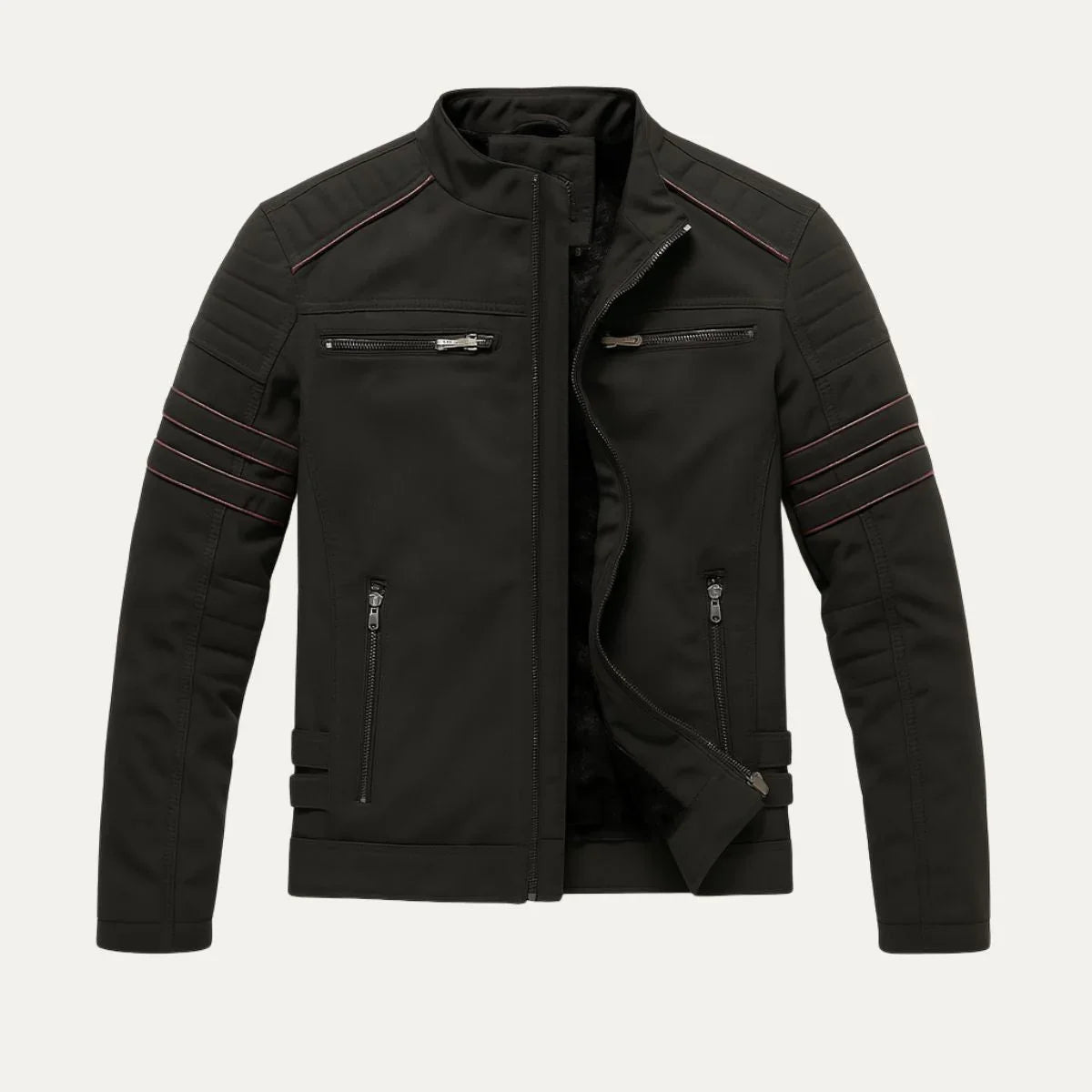 Heren Leren Bikerjack Torino Stijl 3