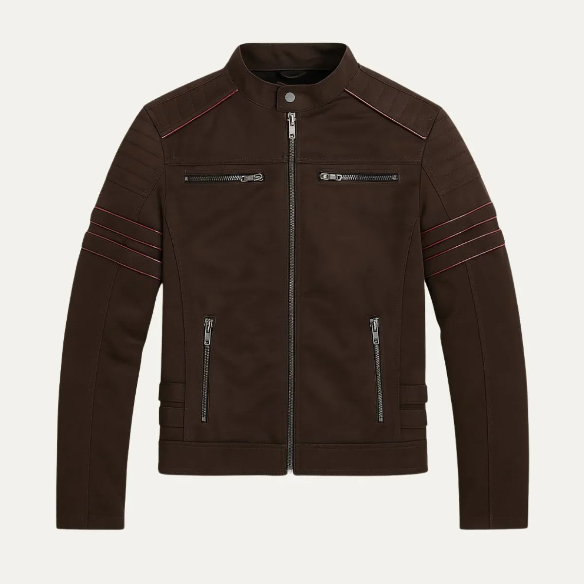Heren Leren Bikerjack Torino Stijl 5