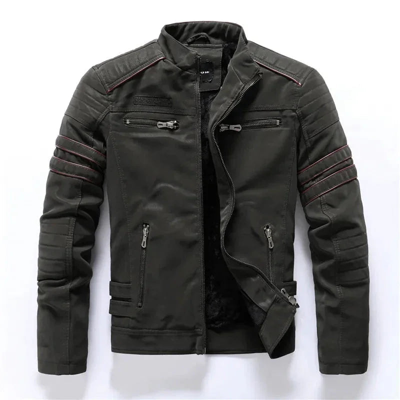 Heren Leren Bikerjack Torino Stijl 7