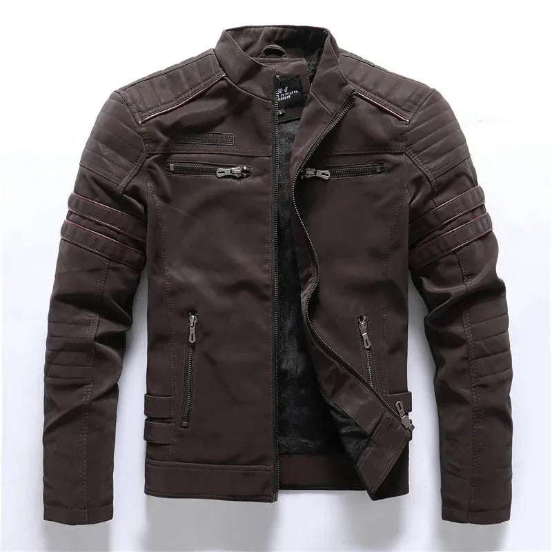Heren Leren Bikerjack Torino Stijl 8