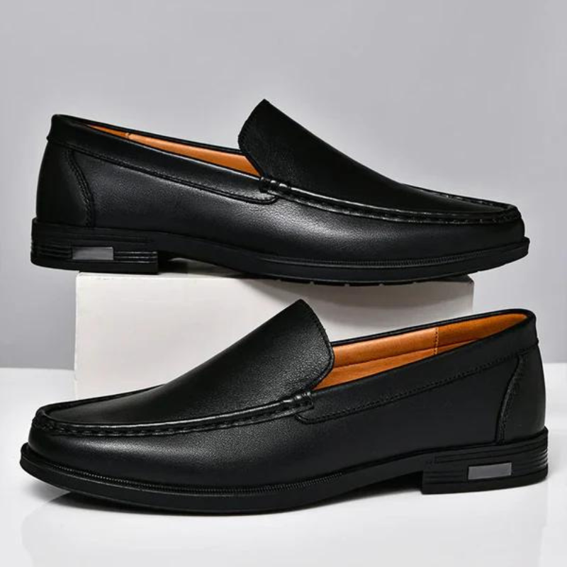 Heren Loafers Klassiek Design Zwart 3