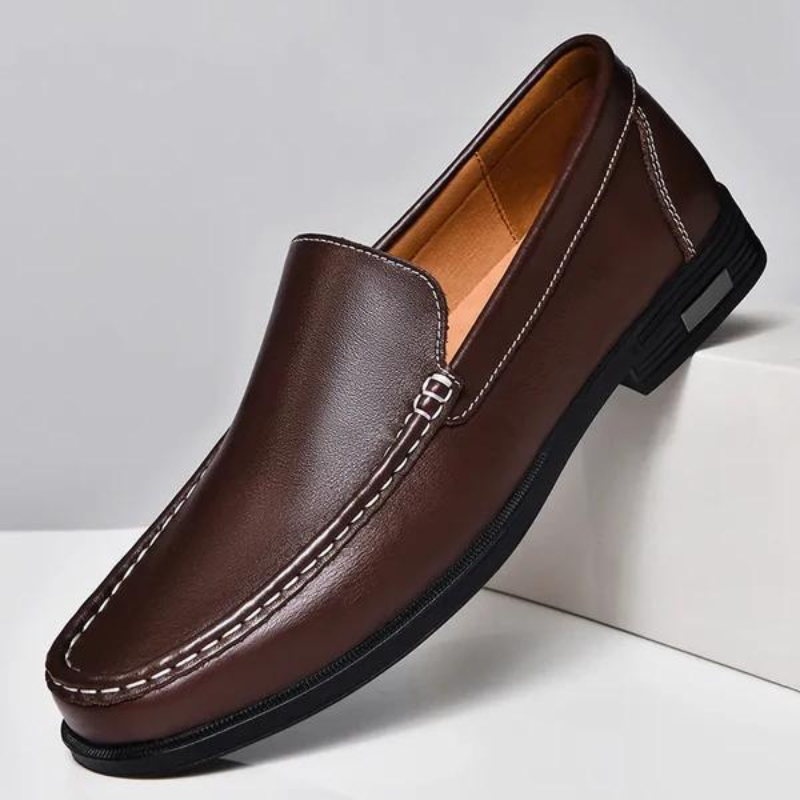 Heren Loafers Klassiek Design Zwart 9