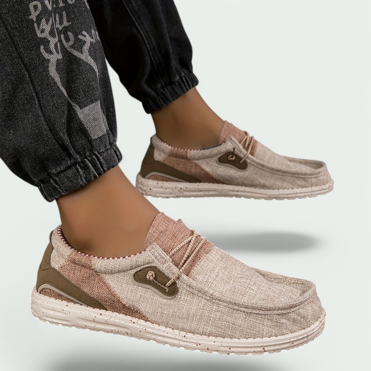 Heren Mocassins Casual Ademend Canvas 1