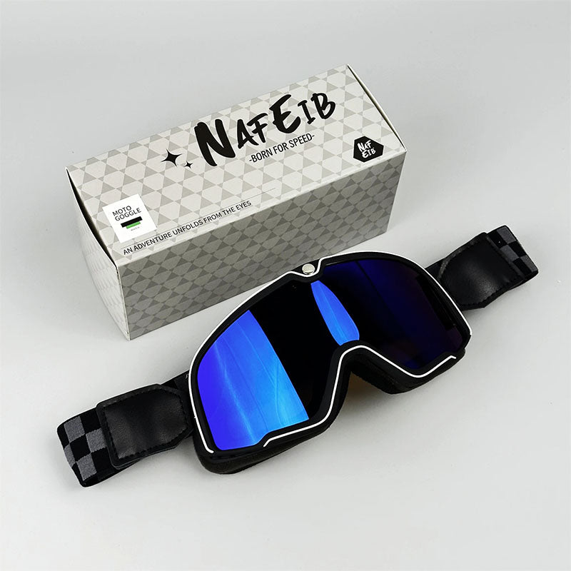 Heren Motorbril Retro Stijl 13