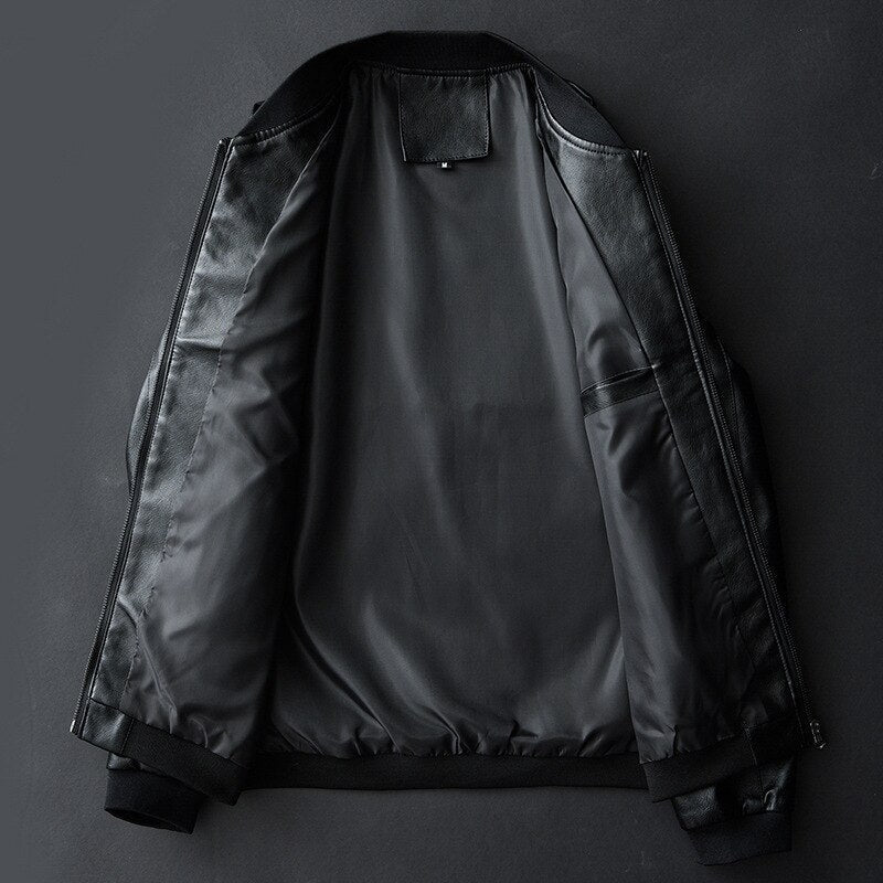 Heren Motorjack Leather Urban Style 4