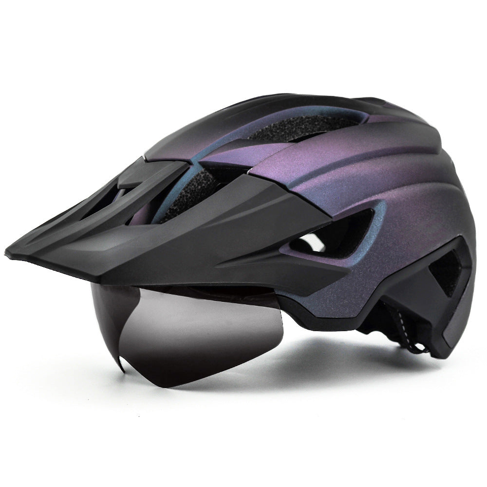 Heren Mountainbikehelm Met Geïntegreerd Vizier Voor Offroad Gebruik 0
