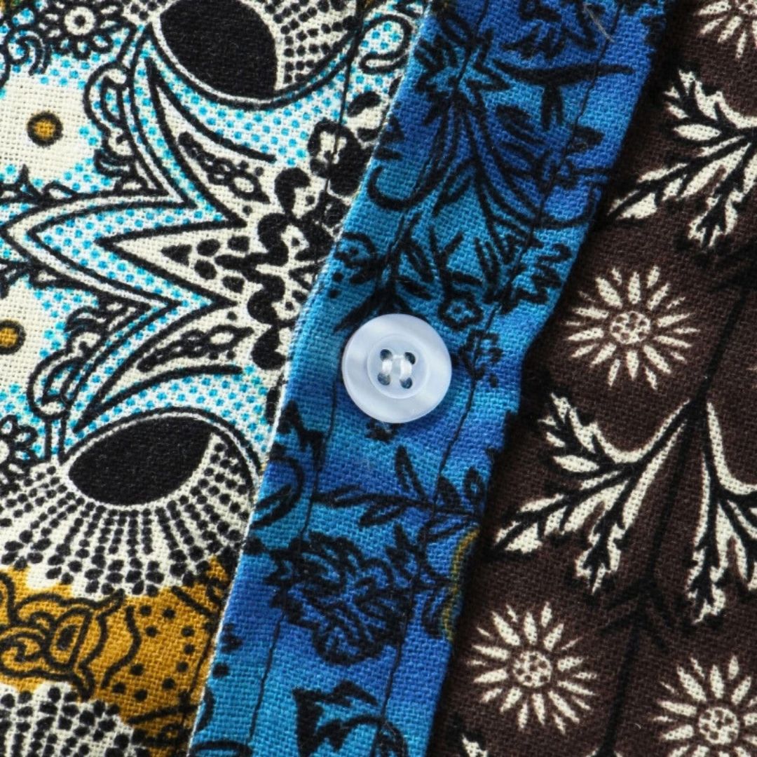 Heren Overhemd Casual Kunstzinnig Patroon Lichte Stof 3