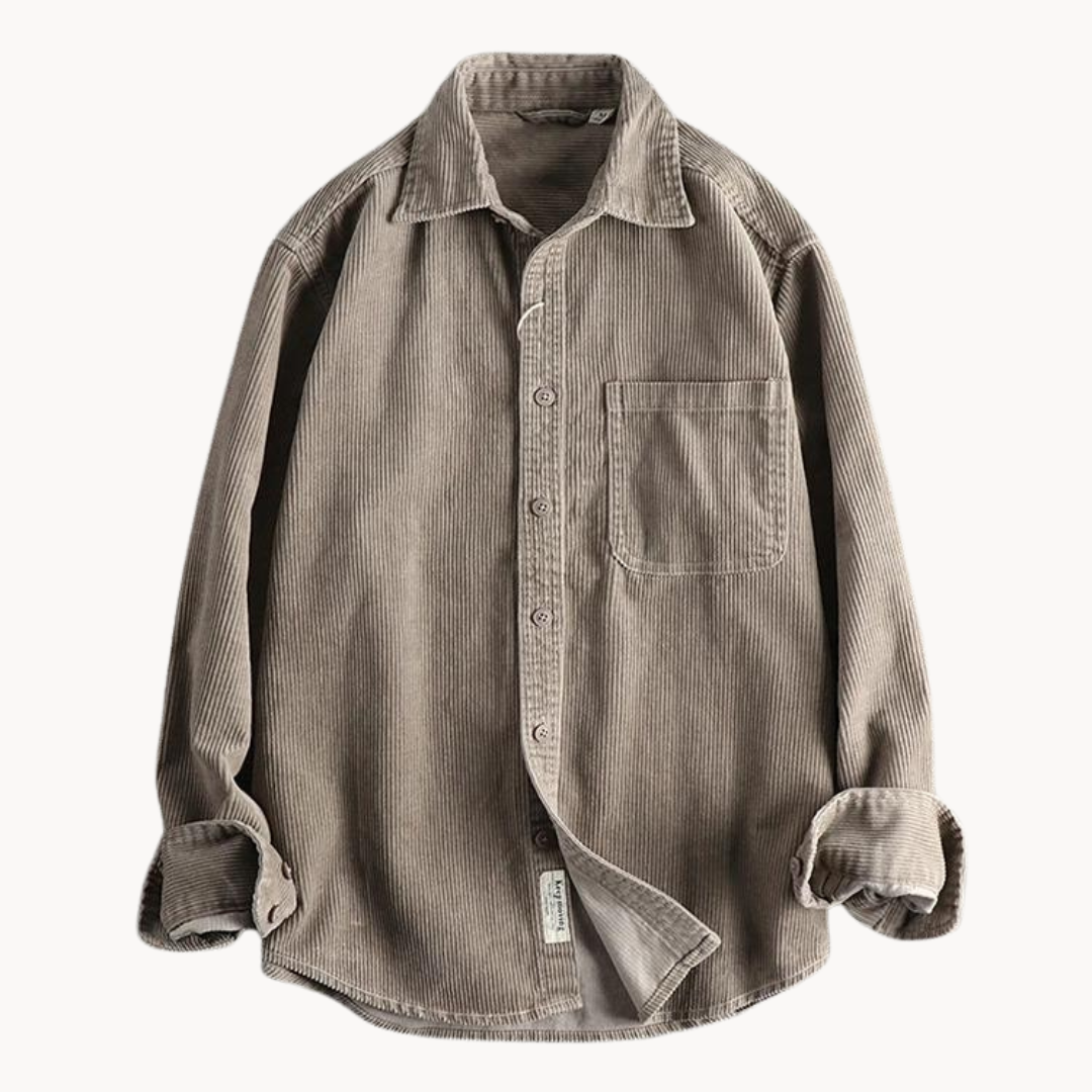 Heren Overhemd Casual Met Relaxed Fit en Borstzak 12