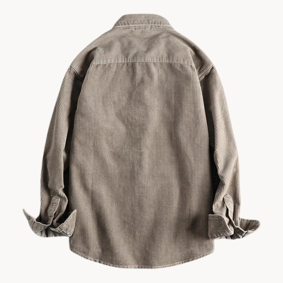 Heren Overhemd Casual Met Relaxed Fit en Borstzak 2