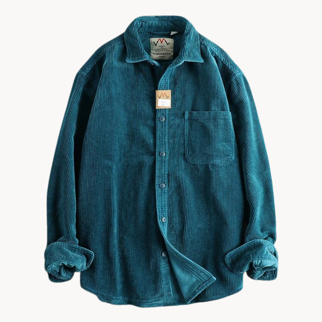 Heren Overhemd Casual Met Relaxed Fit en Borstzak 8