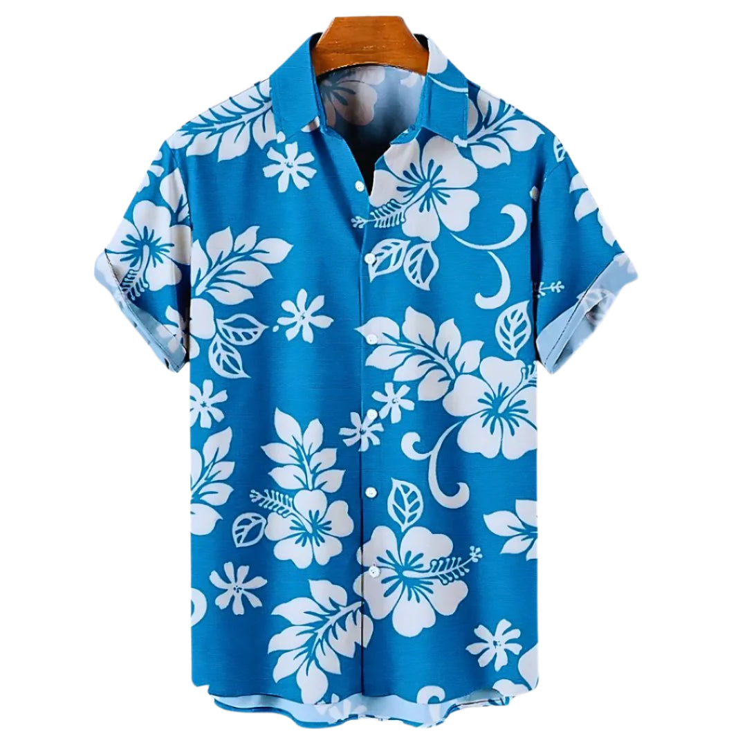 Heren Overhemd Met Bloemenprint Voor Zomer 0
