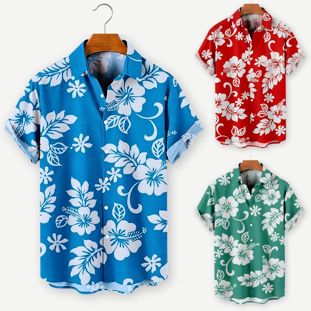 Heren Overhemd Met Bloemenprint Voor Zomer 3