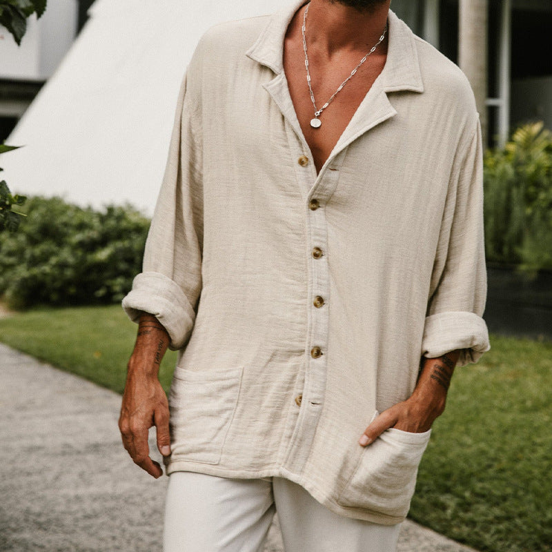 Heren Overhemd Met Knopen – Casual Lange Mouwen – Relaxed Fit 3
