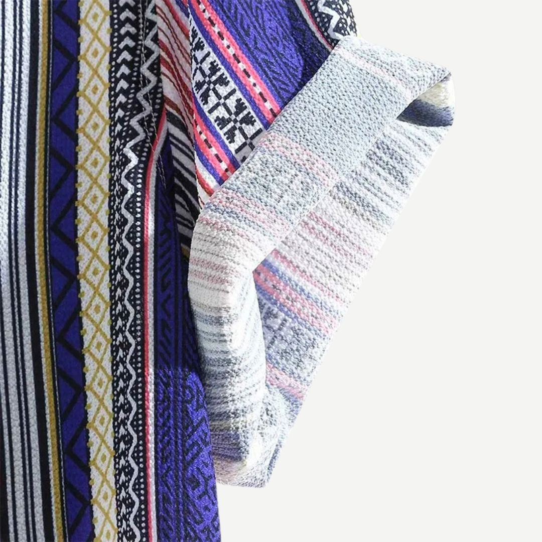 Heren Overhemd Relaxed Stijl Indigo 3