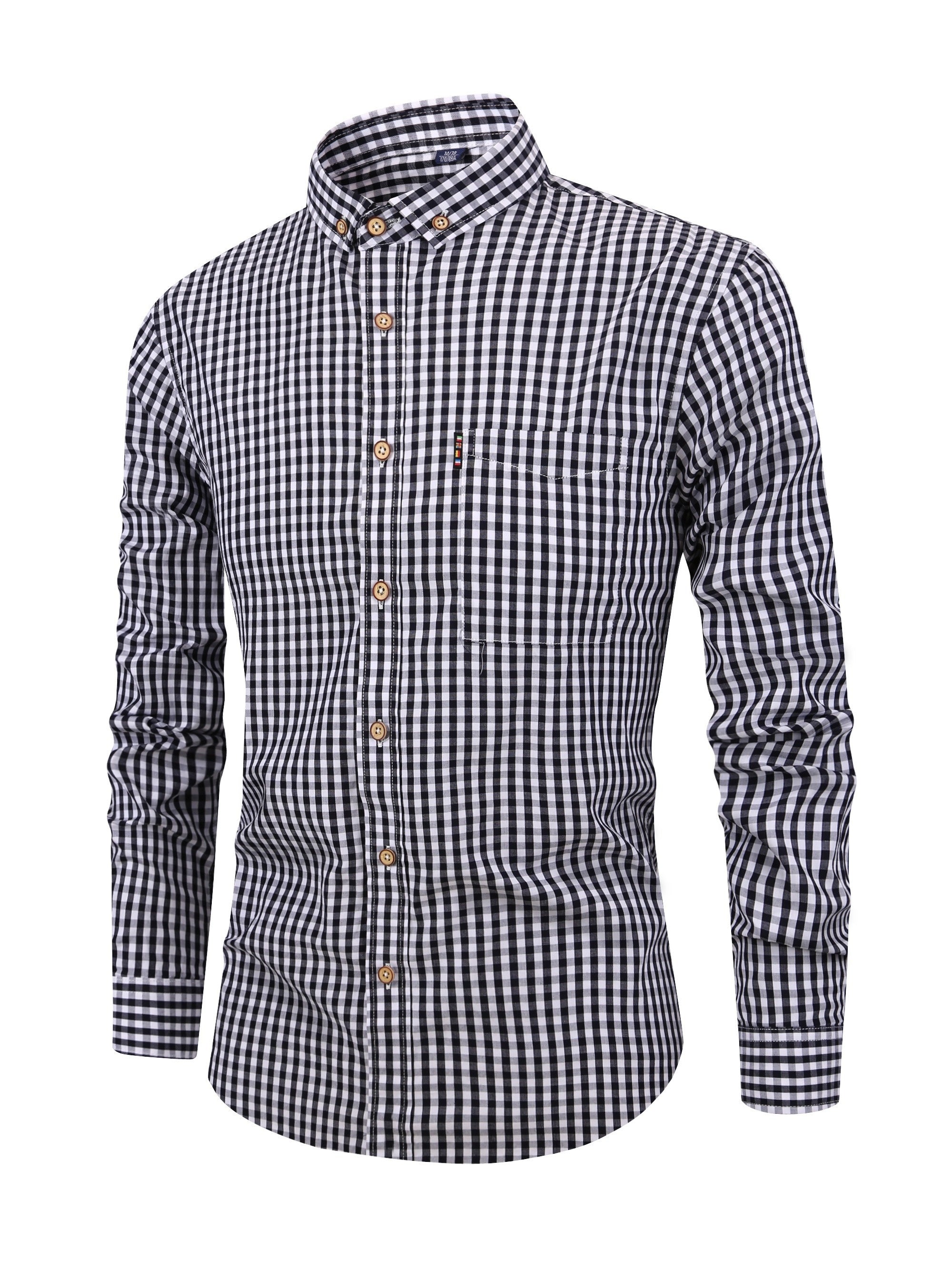 Heren Overhemd Ruitpatroon Modern Stijlvolle Look 6