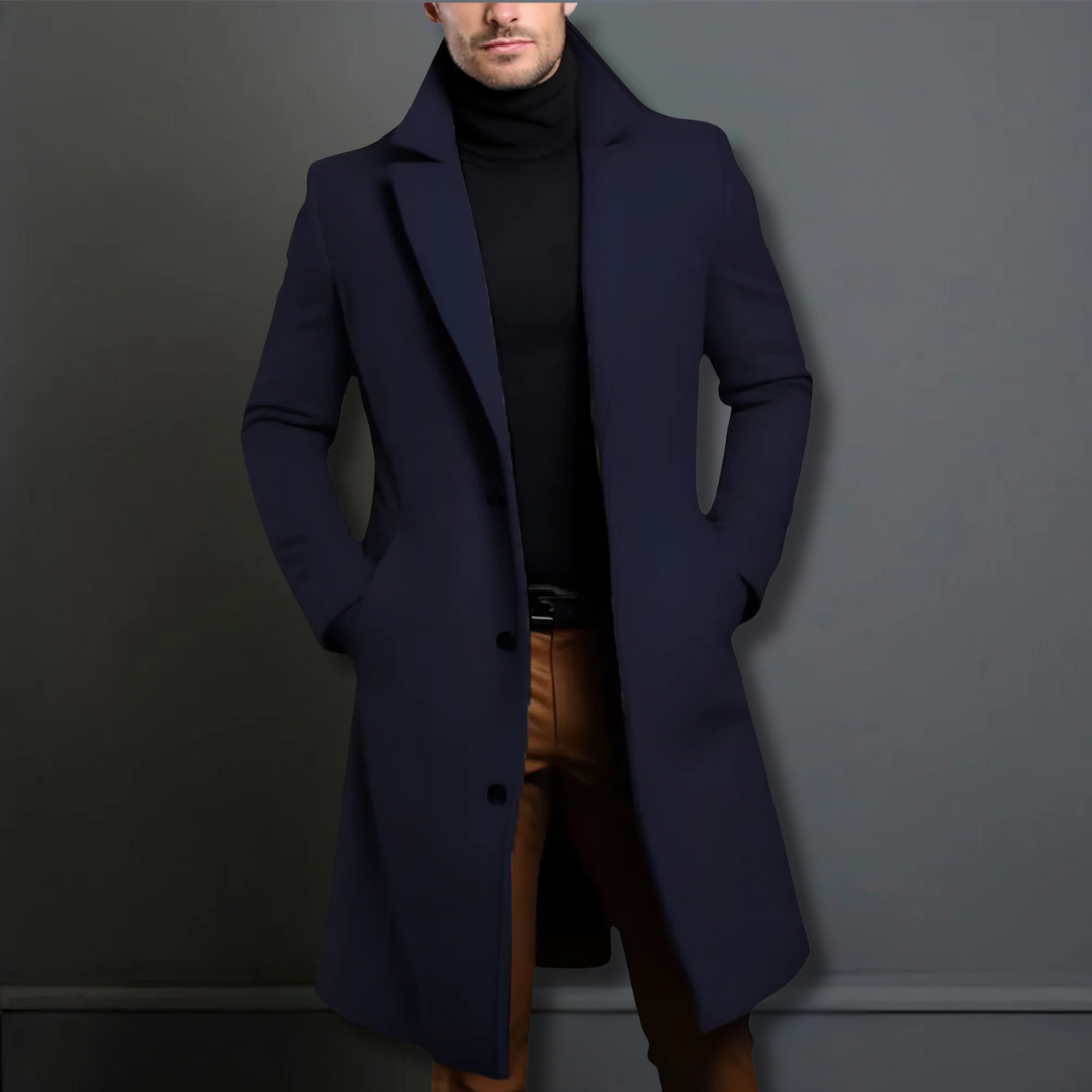 Heren Overjas Klassiek Design 4