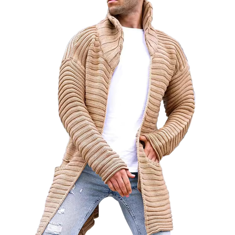 Heren Oversized Vest Met Open Voorkant 0