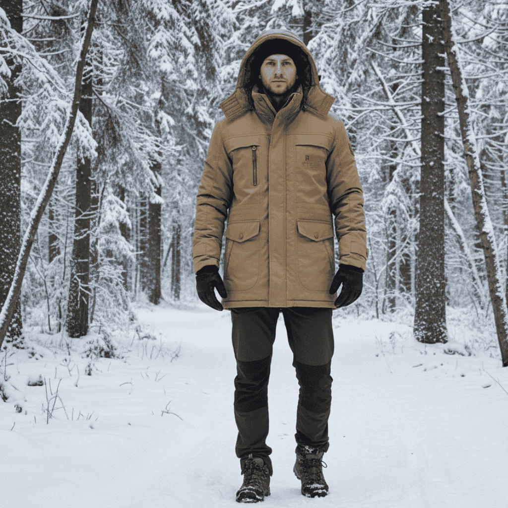 Heren Parka Gewatteerd voor Koude Dagen 1