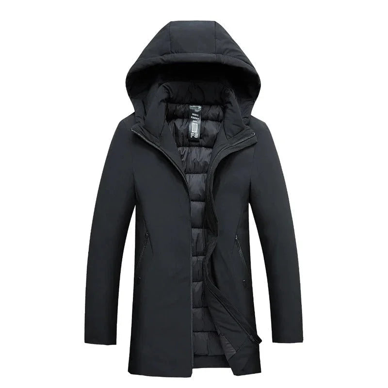 Heren Parka Winddicht Waterbestendig Stijlvolle Winterjas 2
