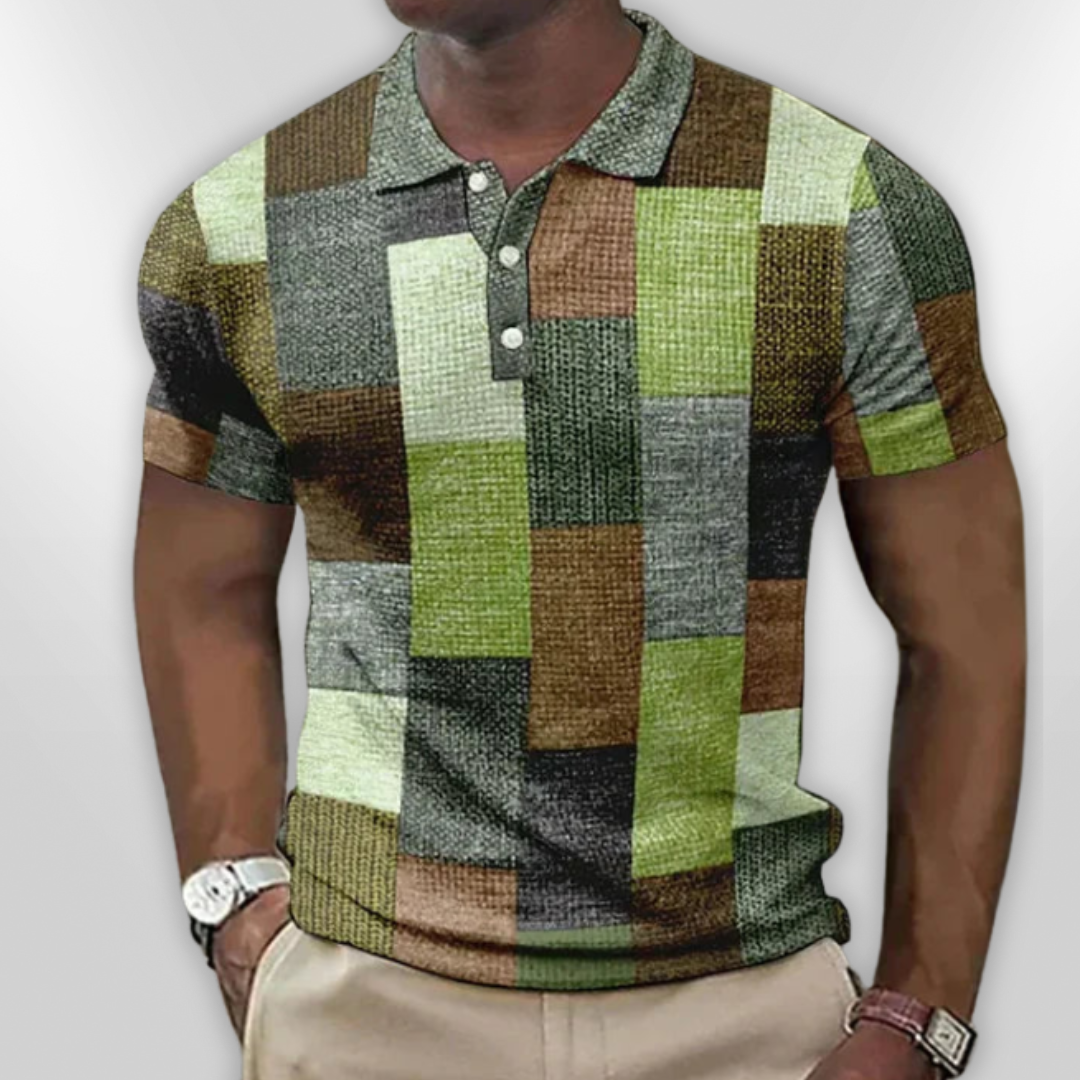 Heren Polo Korte Mouwen Casual Katoenmix 6