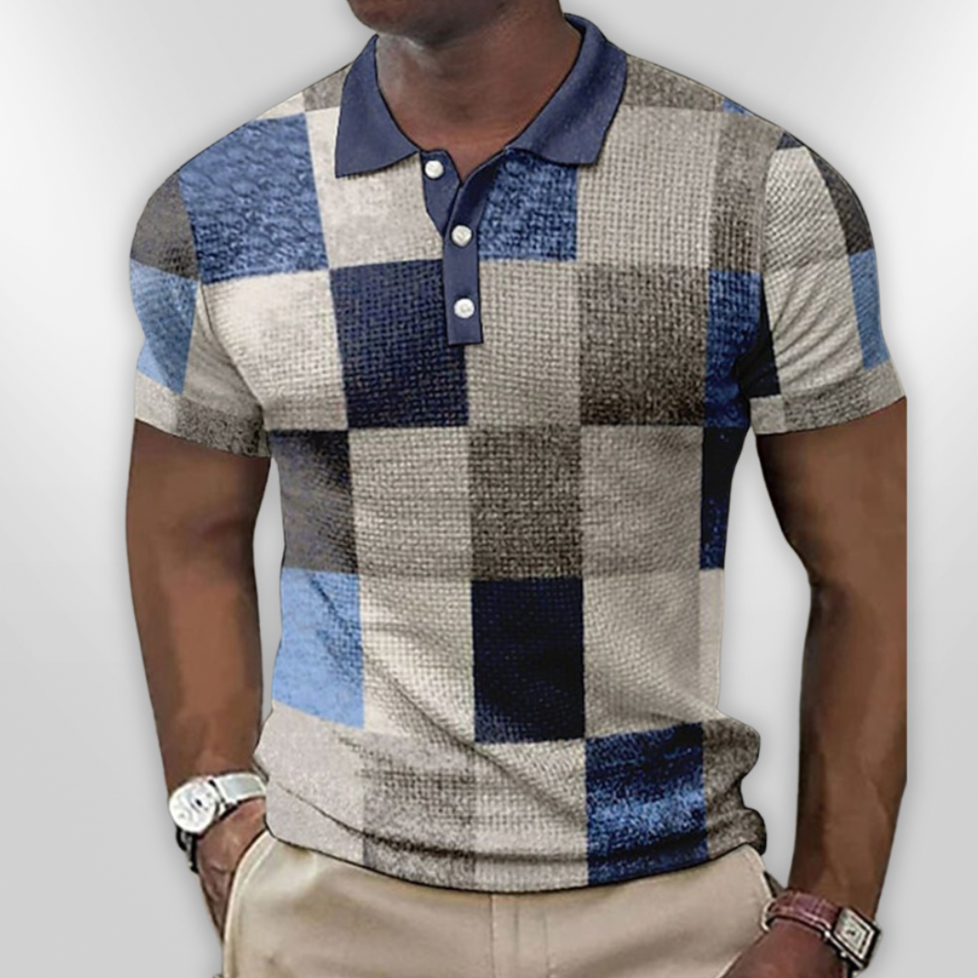 Heren Polo Korte Mouwen Casual Katoenmix 9