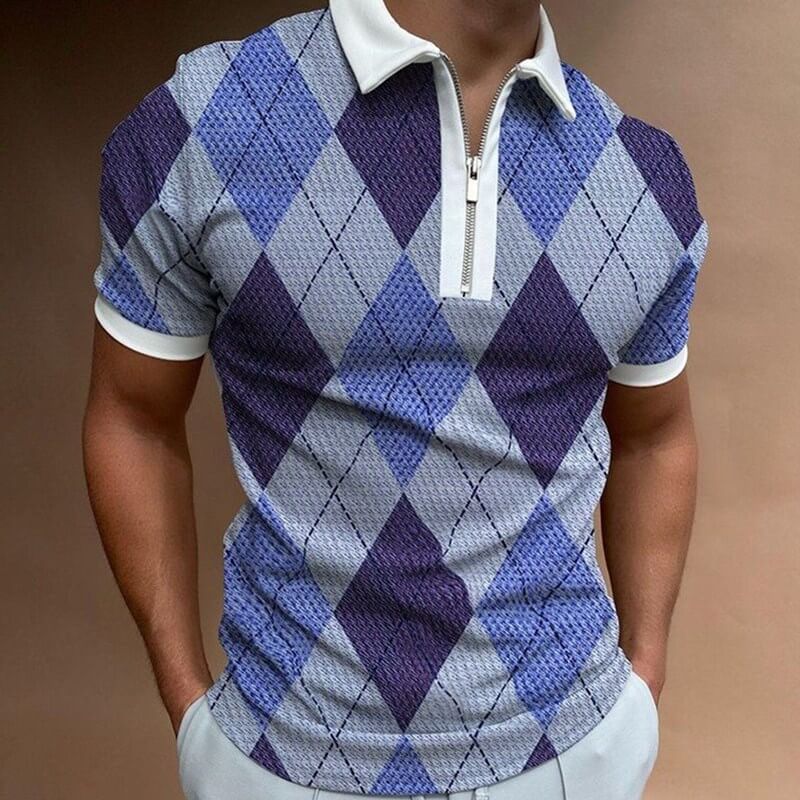 Heren Polo Shirt Met Omgeslagen Kraag 11