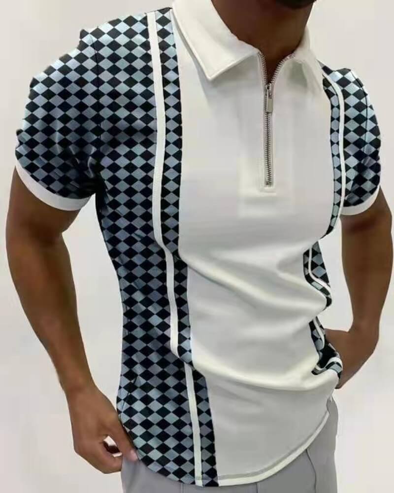 Heren Polo Shirt Met Omgeslagen Kraag 9