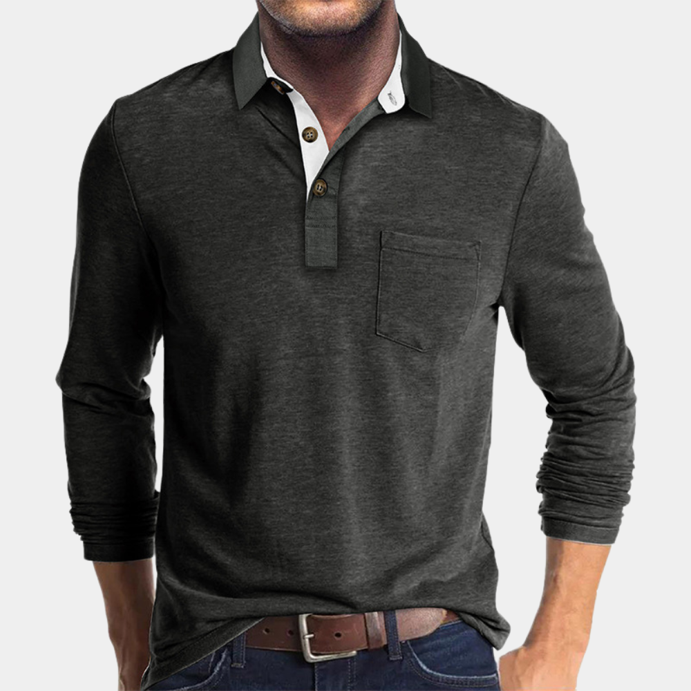 Heren Poloshirt Casual Trendy Pasvorm Voor Elke Gelegenheid 3