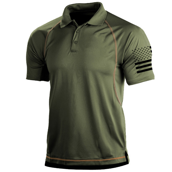 Heren Poloshirt Getailleerd Sportief voor Casual en Sportieve Gelegenheden 1