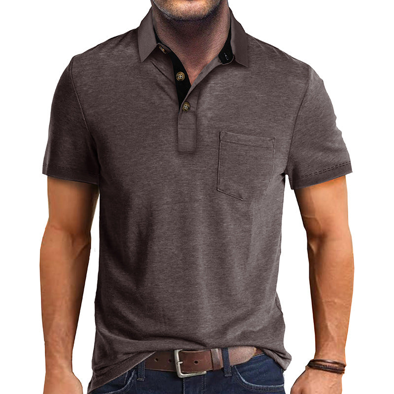Heren Poloshirt Modern Polokragen Stijlvol 12