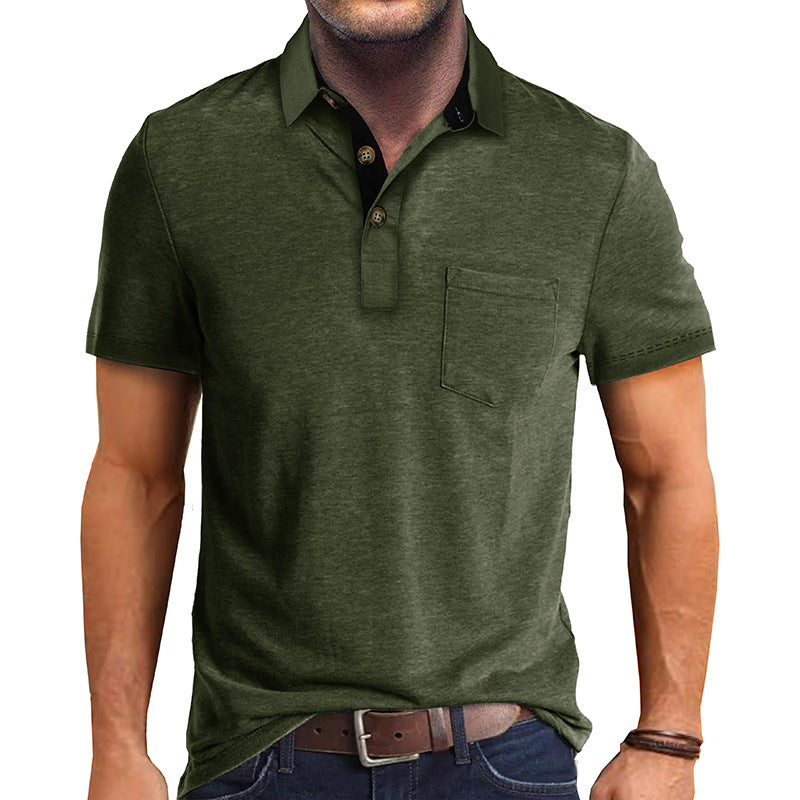 Heren Poloshirt Modern Polokragen Stijlvol 8
