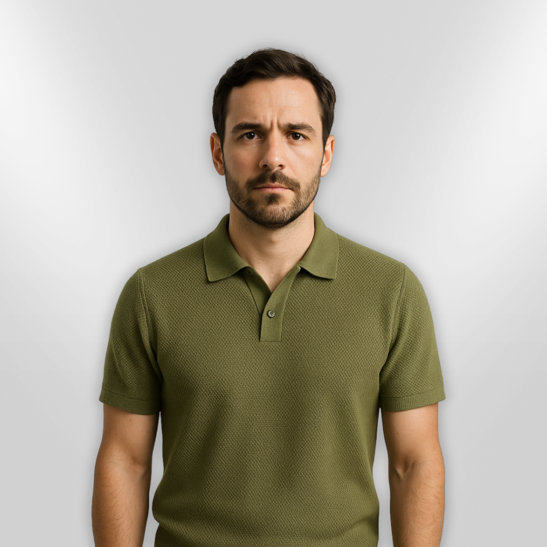 Heren Poloshirt Slim Fit Ademend Katoenmix 1