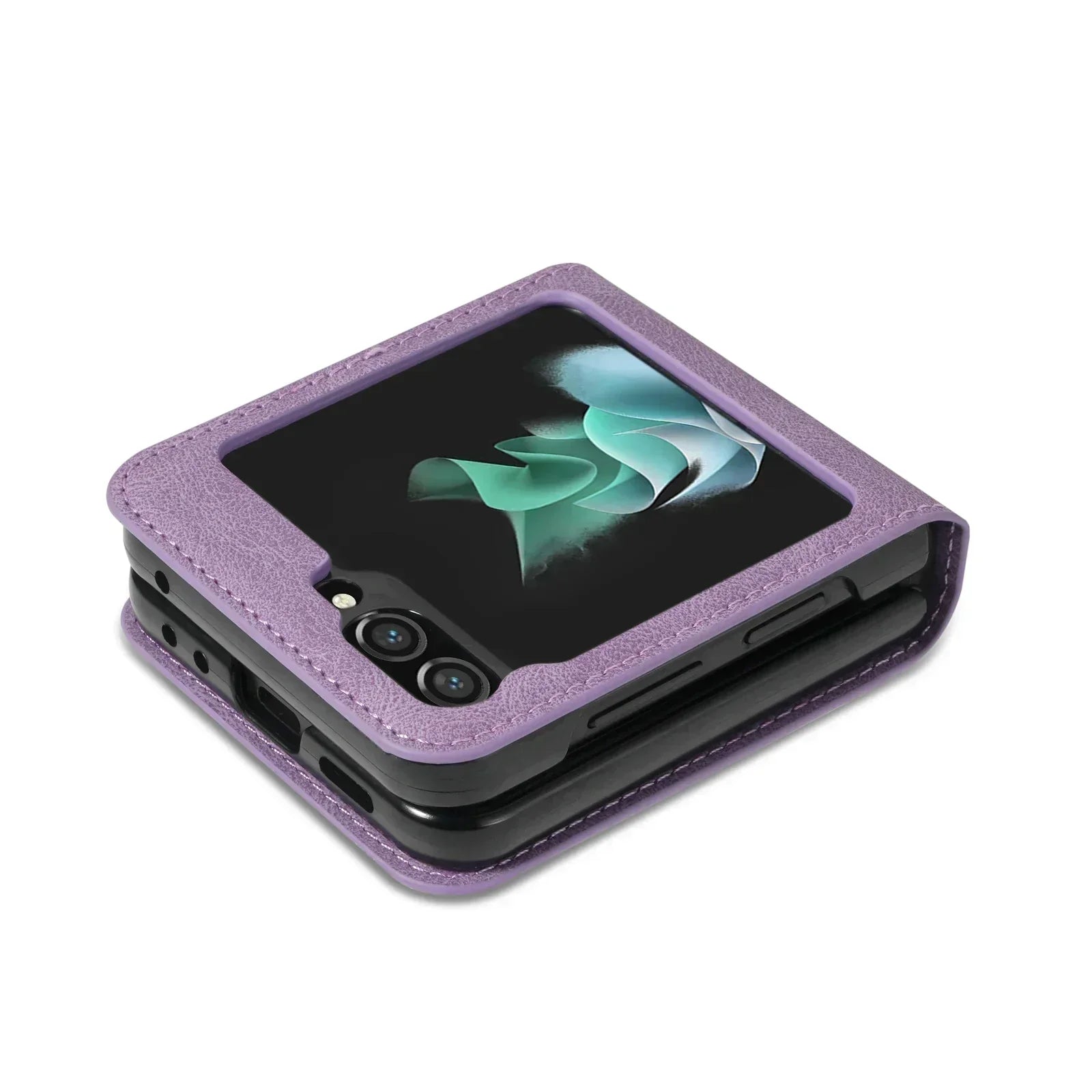 Heren Portemonnee Hoesje met Kaartsleuven voor Samsung Galaxy Z Flip 3