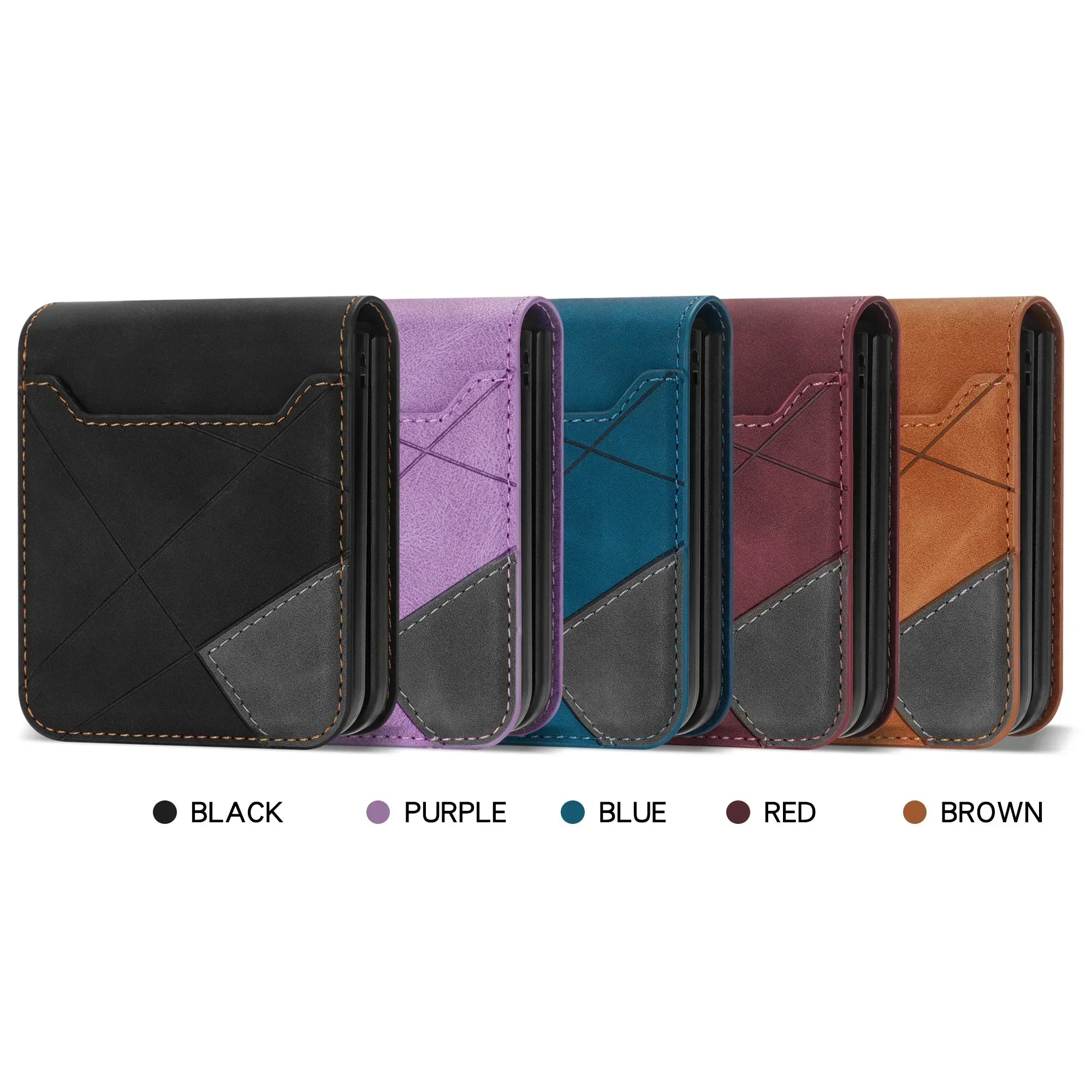 Heren Portemonnee Hoesje met Kaartsleuven voor Samsung Galaxy Z Flip 6