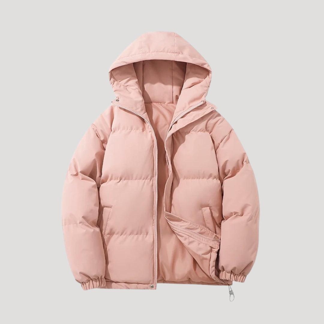 Heren Pufferjack met Capuchon voor de Winter Moderne Snit 1