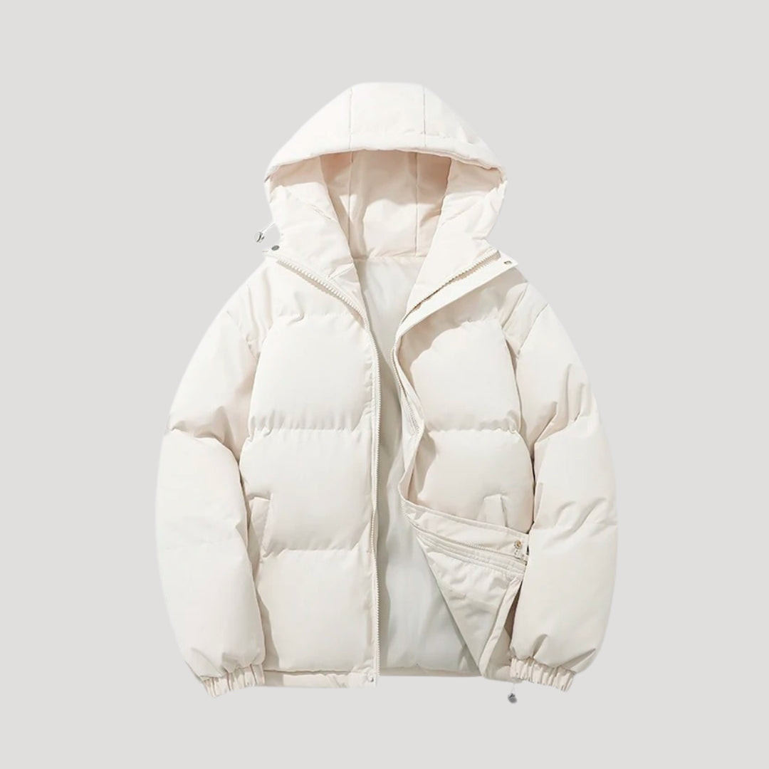 Heren Pufferjack met Capuchon voor de Winter Moderne Snit 4