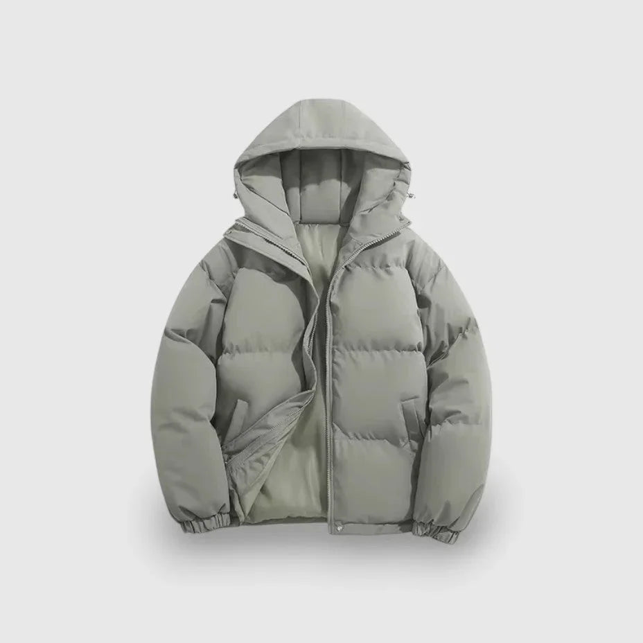 Heren Pufferparka Met Slank Silhouet 5